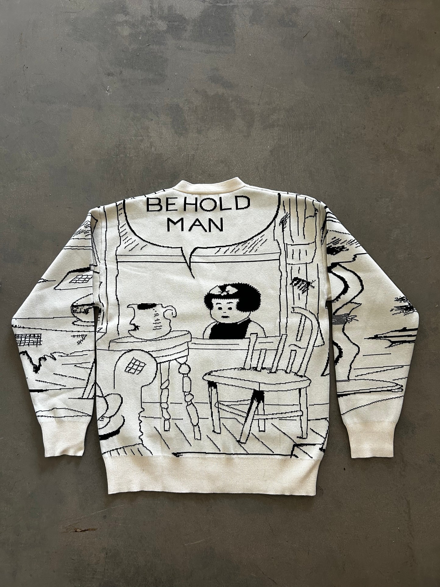 Behold Man Cardigan