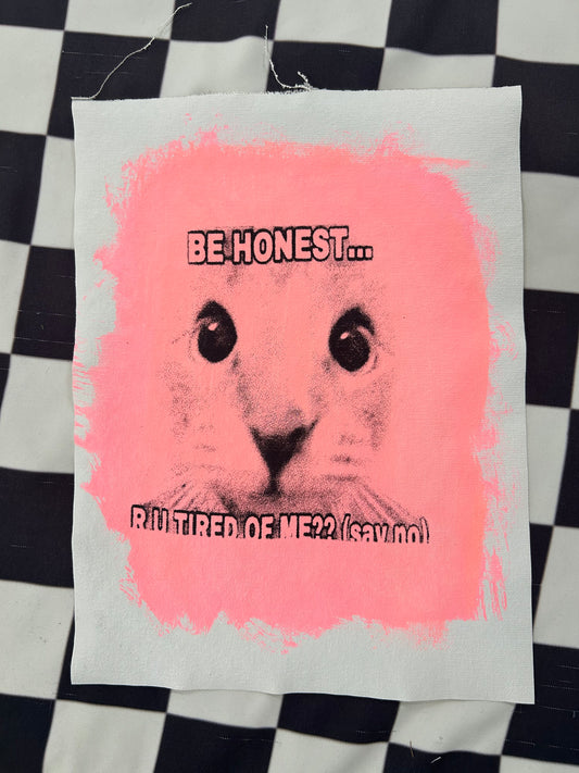 Untitled (BE HONEST...R U TIRED OF ME?? (say no)), 2024