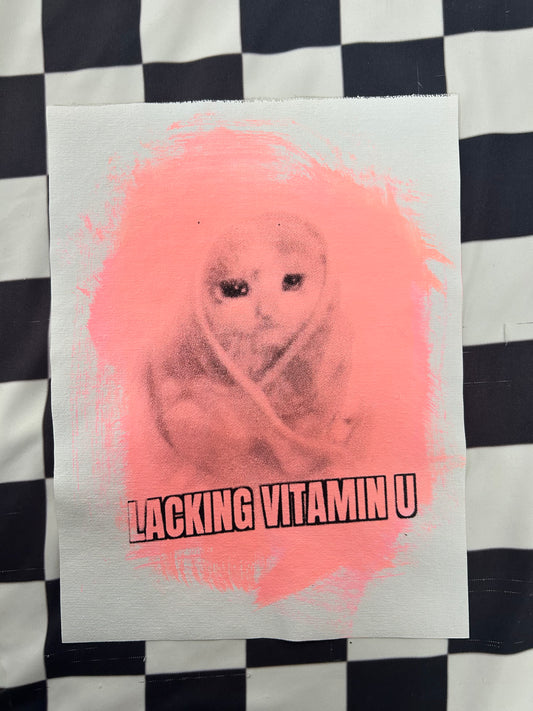 Untitled (LACKING VITAMIN U), 2024